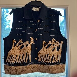 Tantrums Vest Safari Giraffes